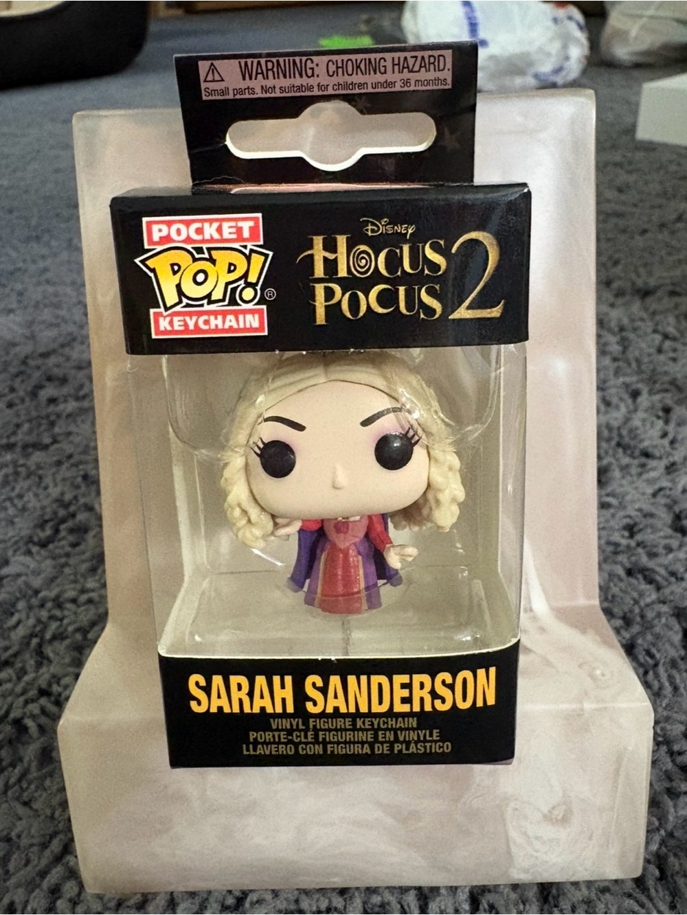 NWT Hocus Pocus 2 Pocket Pop Keychain, Character: Sarah Sanderson
